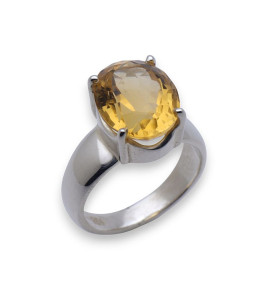 citrine bague