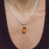 citrine pendentif