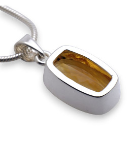 pendentif citrine femme