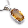 pendentif citrine argent