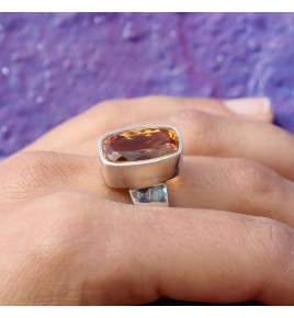bijou citrine femme