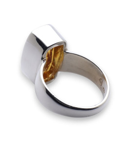 citrine bijoux argent