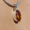 citrine bijoux argent