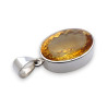pendentif pierre jaune
