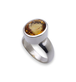 citrine bague