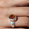 citrine bijoux argent