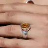 citrine bague
