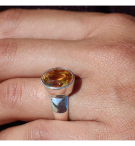 bijou citrine femme