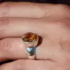 bijou citrine femme