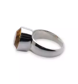 citrine bijoux argent