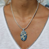 pendentif argent et K2 femme