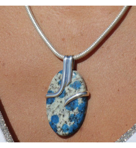 pendentif argent et K2