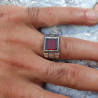 bague homme cornaline