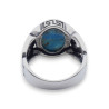 bague turquoise argent homme