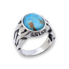 turquoise bague homme
