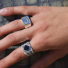 bague argent 925 femme