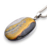 pendentif avec pierre jaune