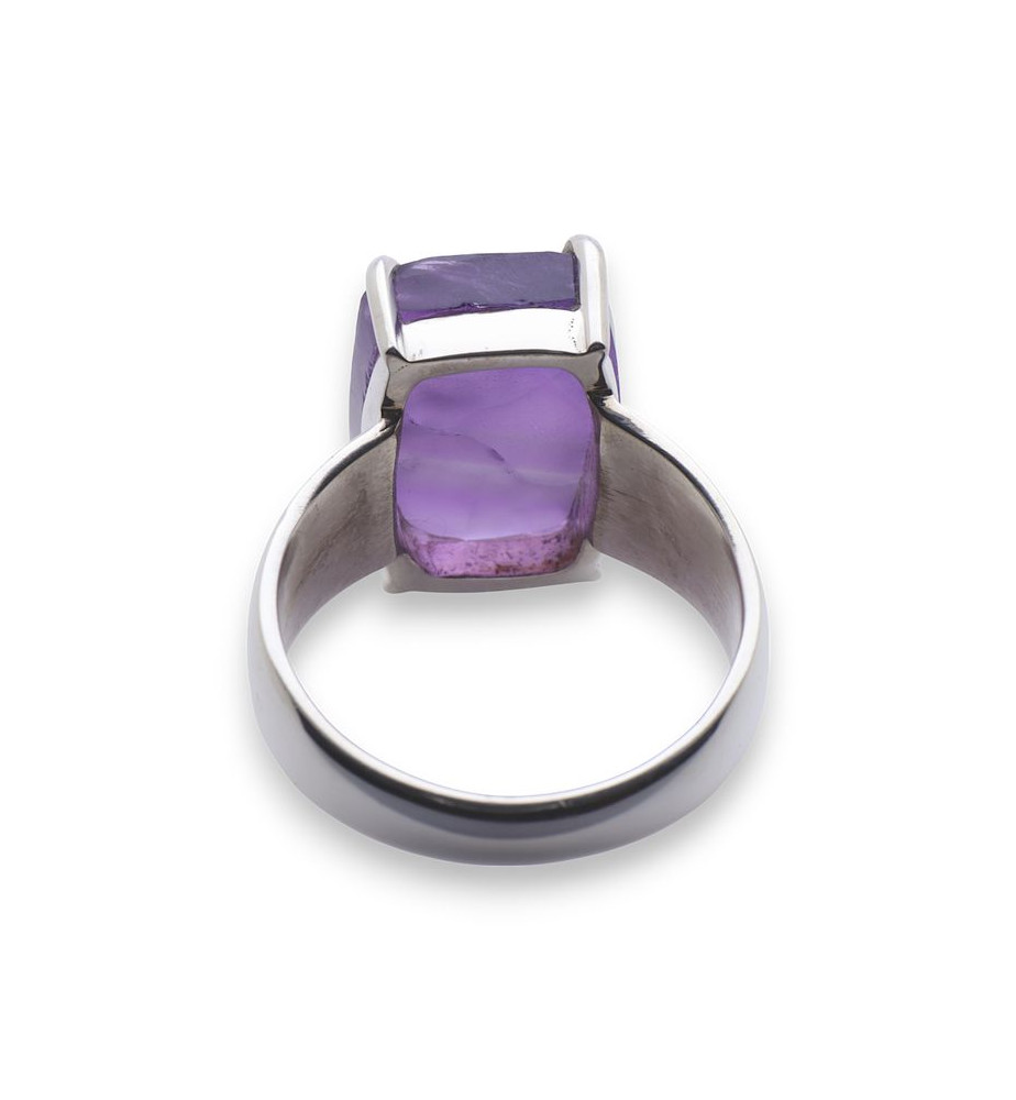 bague pierre violette
