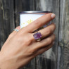 bague améthyste véritable