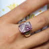 bague argent et améthyste