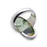 bague argent calcedoine