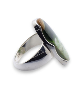 bague pierre verte