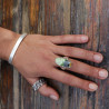 calcédoine chrome bijoux