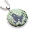 calcédoine chrome pendentif