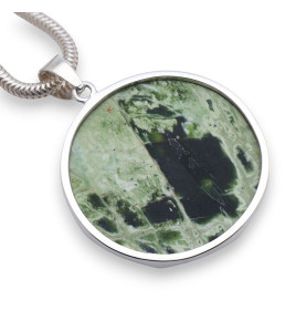 pendentif calcédoine chrome