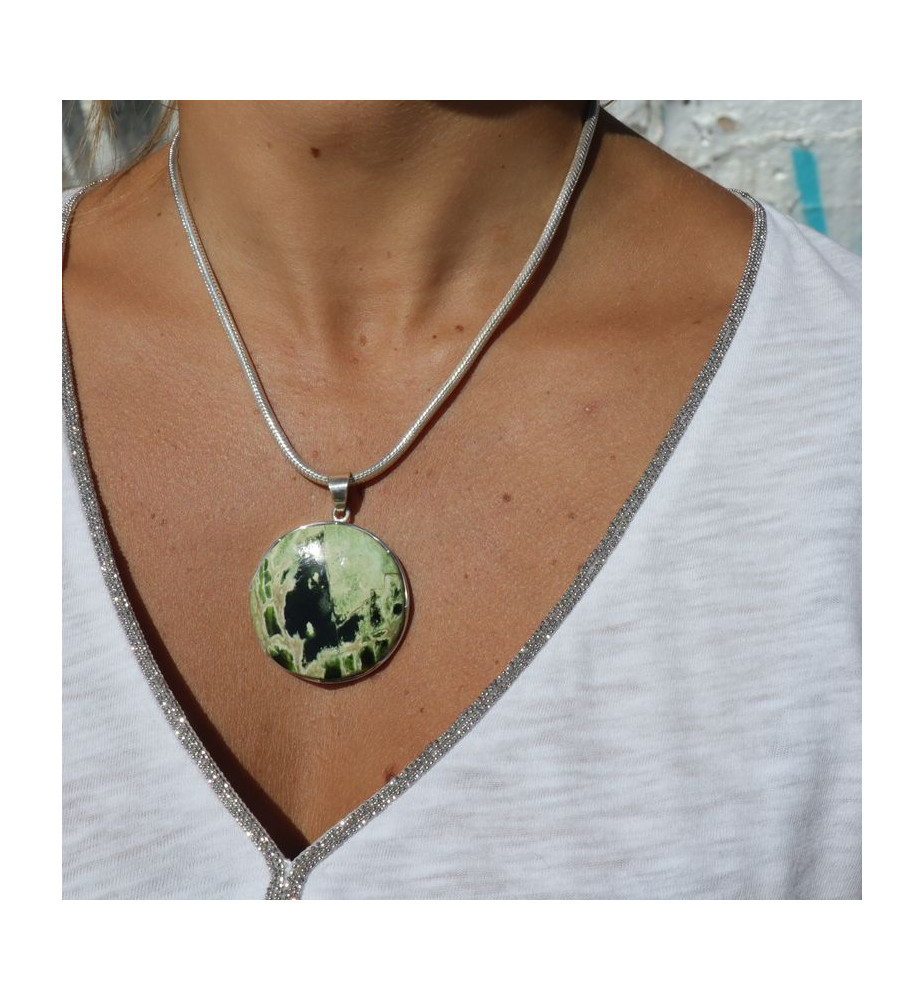 calcédoine chrome bijoux