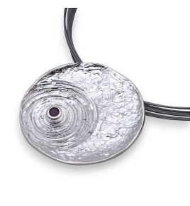 pendentif rubis argent createur