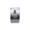bague rubis moderne