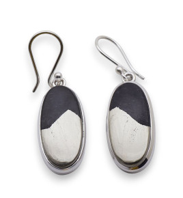 boucles d'oreilles pyrite