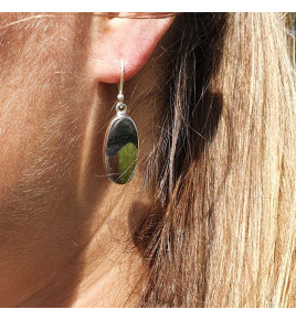 boucles d'oreilles pyrite