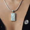 nacre blanche pendentif