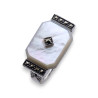bague argent nacre blanche art déco
