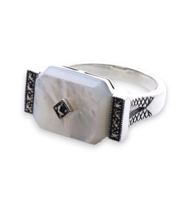 nacre blanche bijoux de créateur