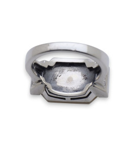 bague argent avec nacre