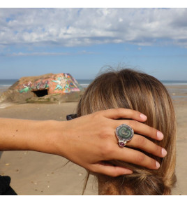 bague argent améthyste de créateur