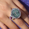 bague argent améthyste