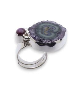 améthyste bague
