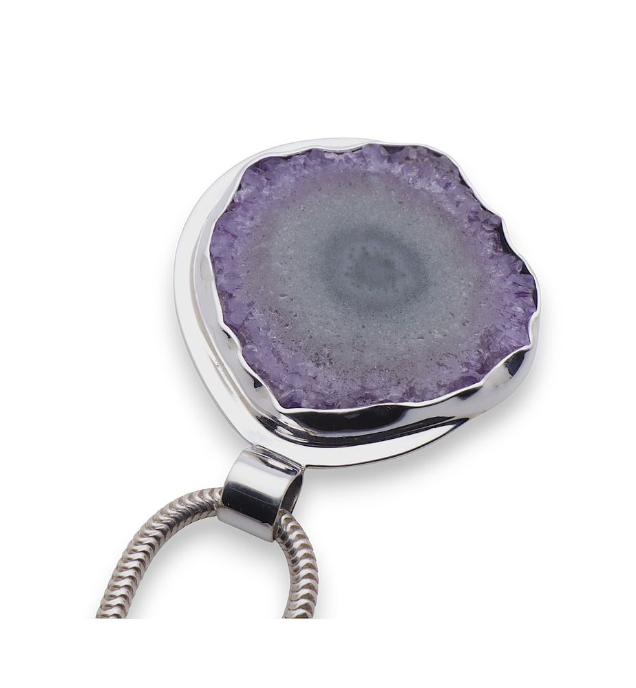 amethyst stalactite pendant