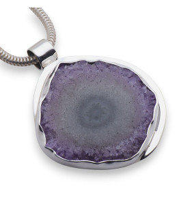 pendentif améthyste naturelle