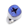 bague pierre azurite