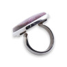 bague cobaltocalcite argent