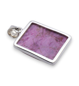 cobaltocalcite pendentif argent