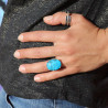 bague turquoise femme