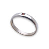 bague grenat argent