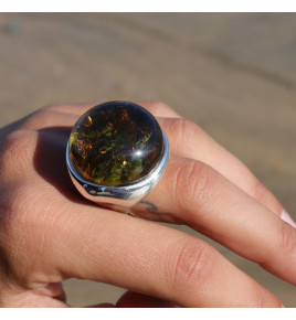 bague ambre femme de créateur