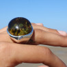 bague ambre véritable